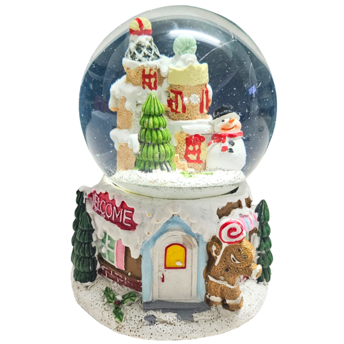 Musical Snowman Snow Globe – 17 x 12 cm Multi-Color LED Light & Music - Image 5