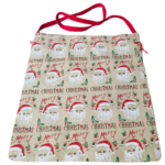 Christmas Santa Gift Bag 40 × 34 cm with 38 cm Handle – Reusable - Image 2