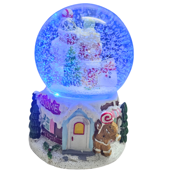 Musical Snowman Snow Globe – 17 x 12 cm Multi-Color LED Light & Music - Image 7