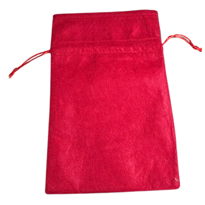 Christmas Gift Bag 32 × 20 cm – Ho Ho Ho Gnome Print Drawstring Bag - Reusable - Image 5