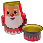 Metal Santa Nutcracker Container 18 × 11 cm – Christmas Decorative Storage Jar, Candy/Gift Holder, Festive Table Décor, Metal Christmas Decoration - Image 4