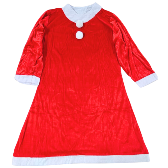 Women’s Santa Dress Costume Set | Christmas Red Dress with Belt & Hat | Xmas Party Outfit for Adults | Holiday Fancy Dress for Celebrations & Events - Image 3
