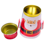 Metal Santa Container 18 × 11 cm – Christmas Candy Jar - Image 5