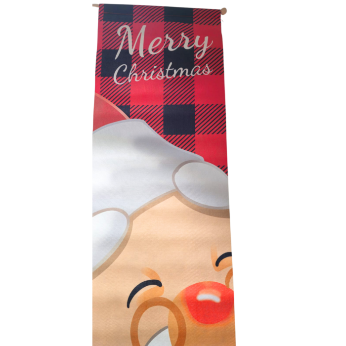 Set of 2 Festive Wall Hanging Banners – Merry Christmas & Happy New - Image 6