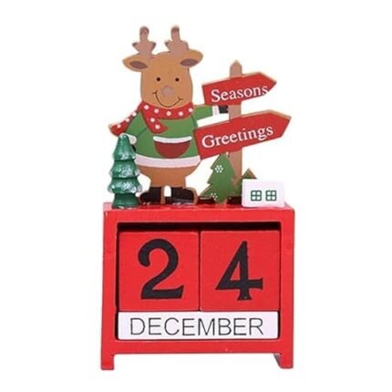 1pcs Christmas Countdown Reindeer Calendar