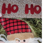 Christmas Santa Stocking – 45 x 29 cm Large Red & Green Plush Knit Xmas Stocking with Cute Santa Design, Hanging Fireplace Decoration for Home Stuffers - Image 6