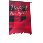 Set of 2 Festive Wall Hanging Banners – Merry Christmas & Happy New - Image 4