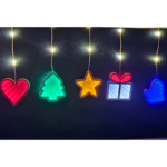 Christmas Decorative Hanging Strip with Colorful Festive Ornaments - Image 5
