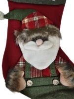 Christmas Stocking 44 x 26 x 15 cm – Merry Christmas Hanging Stocking with Santa Design - Image 4