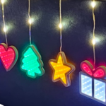 Christmas Decorative Hanging Strip with Colorful Festive Ornaments - Image 7