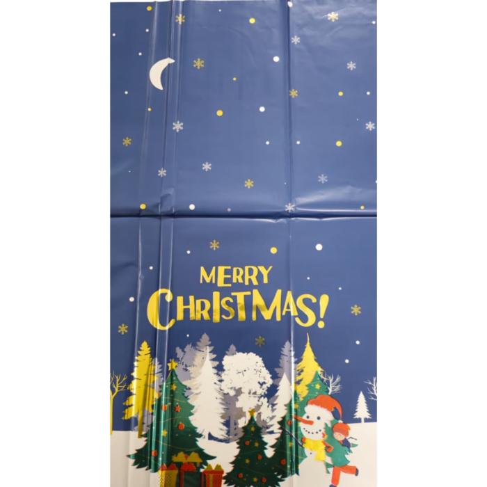 Merry Christmas Table Cover 54 x 72 Inches – Reusable 120 Micron Thick Christmas Tablecloth for Dining Table, Home, Party & Holiday Decoration - Image 4