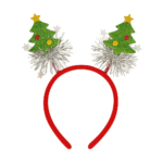 Set of 2 Christmas Tree Headbands for Kids & Adults