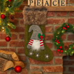 Christmas Gnome Stocking – 45 x 29 cm Large Knit - Image 4