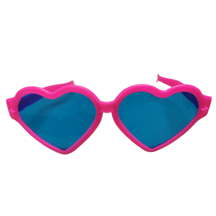 Big Size Heart Shape Party Goggles for Kids & Adults (Random Color) - Image 7