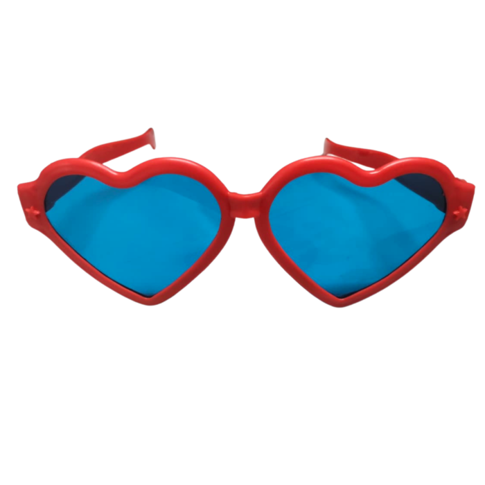 Big Size Heart Shape Party Goggles for Kids & Adults (Random Color) - Image 8