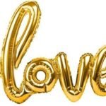 Gold Love Letter Foil Balloon