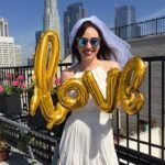 Gold Love Letter Foil Balloon - Image 3