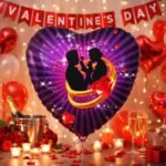 2Pcs Love Couple Heart Foil Balloon | Romantic Heart Balloon for Engagement, Wedding, Valentine’s Day & Anniversary Party Decoration - Image 2