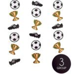 Football & Sport Theme Paper Hanging Decorations (Pack of 3) - Image 3