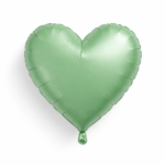 18 Inch Green Heart Foil Balloon