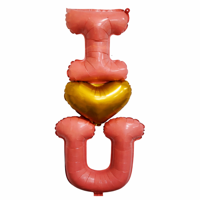 3 Layer I Love You Foil Balloon Large Size - Image 1