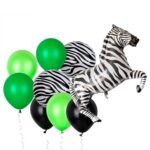 Safari Zebra Balloon - Set of 8