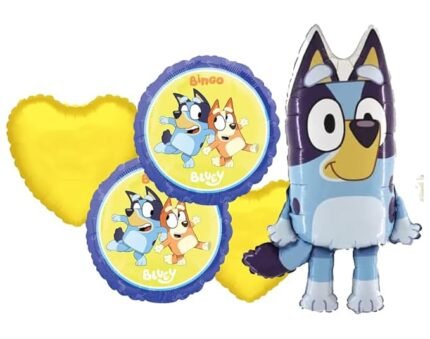 Bluey Birthday Balloon Set – Bluey & Bingo Party Decorations