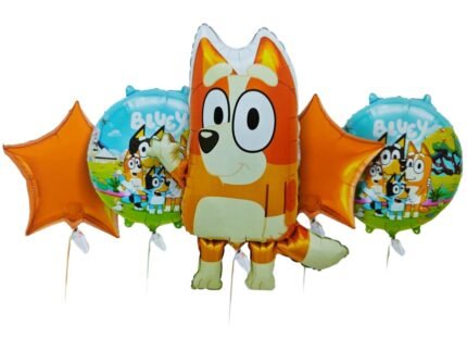 Bingo Bluey Balloon Bouquet - set of 5
