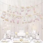 Happy Birthday Letter Foil Balloon - Holographic