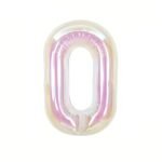 40 Inch Iridescent Number "0" Foil Balloon