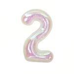 40 Inch Iridescent Number "2" Foil Balloon