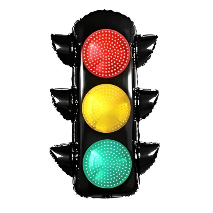 Traffic Light Balloons with Racing Theme - set of 5 - Image 2