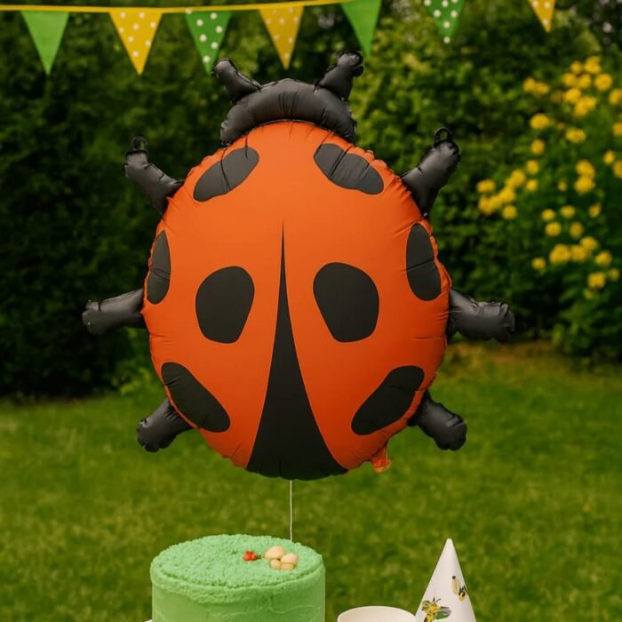 Big Size Ladybug Foil Balloon - 82x85 cm - Image 2
