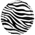 Safari Zebra Balloon - Set of 8 - Image 3