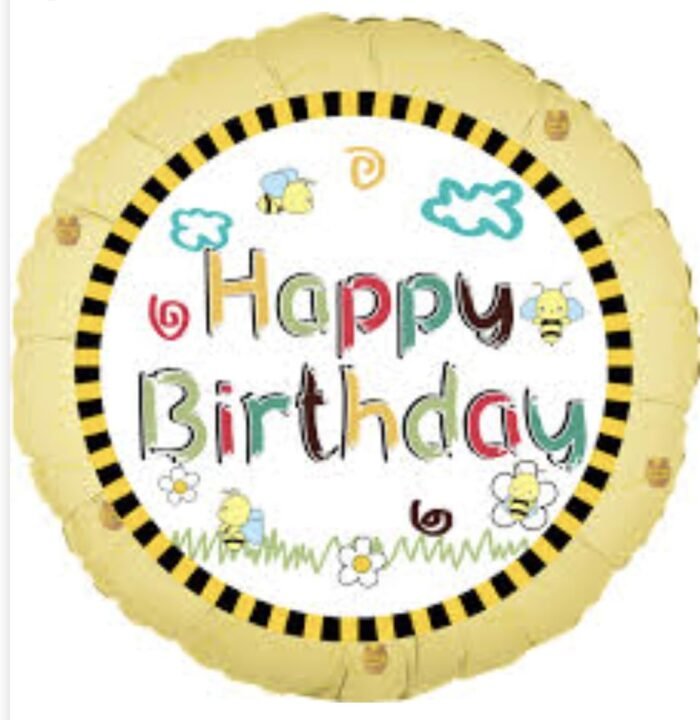 Bee Birthday Balloon Bouquet – Yellow & Black Party Decoration - Image 5