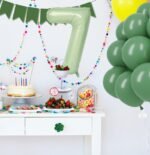 Green Number 7 Foil Balloon – Helium Party Decoration 32inches - Image 3