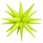 22inch Lime Green 14 Point Star Foil Balloon
