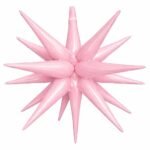 22inch Pastel Pink 14 Point Star Foil Balloon