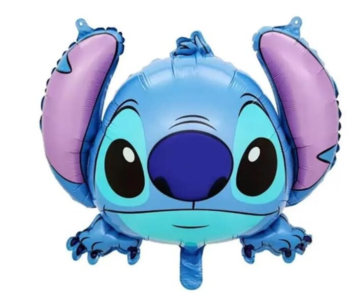 Stitch Foil Balloons Set Of 5 – Cartoon Party Helium Balloons - Image 2