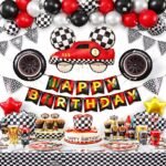 Racing Car Foil Balloon Set Of 5 - Image 3