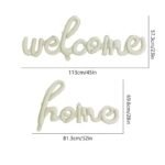 "welcome home" Foil Balloon Banner - Image 5