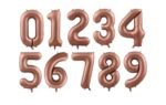 Giant Chocolate Brown Number 0 Foil Balloon - 32 Inch - Image 5