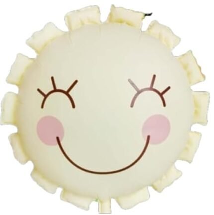 Click to see full view 22inch Cute Smiling Sun Foil Balloon – Cream