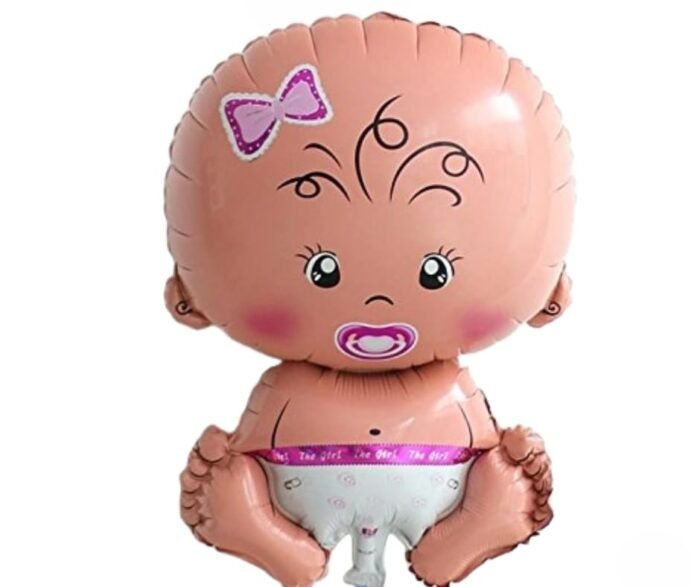 Baby Girl Balloon Set of 6 (Air or Helium Fill) - Image 2