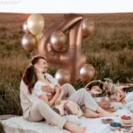 Giant Chocolate Brown Number 4 Foil Balloon - 32 Inch - Image 3