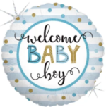 Sleeping Baby Boy Balloon Set of 6 - Image 3