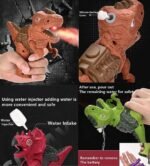Dino Mist Spray Dinosaur Gun Toy for Kids – Light & Sound (Random Color) - Image 7