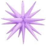 22inch Purple 14 Point Star Foil Balloon