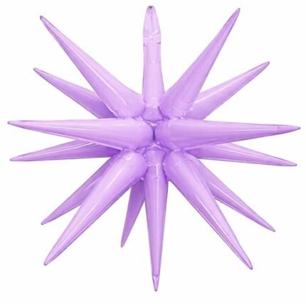 22inch Purple 14 Point Star Foil Balloon