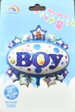 Baby Boy Foil Balloon – Star Shape Baby Shower Decoration Balloon - Image 2